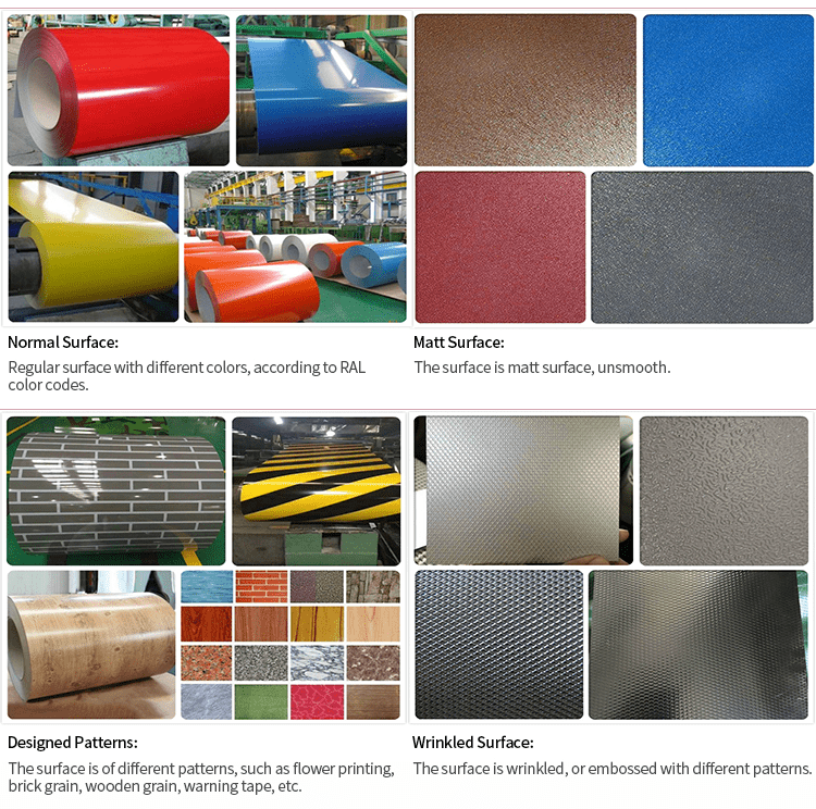 pattern galvanzied steel coil 